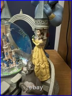 Disneyland Paris Musical Snow Globe Princess Characters Damaged Read Desc