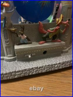 Disneyland Paris Musical Snow Globe Princess Characters Damaged Read Desc