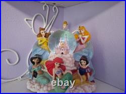 Disneyland Parks Princess Snow Globe Once Upon A Dream Ariel Cinderella Belle