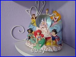 Disneyland Parks Princess Snow Globe Once Upon A Dream Ariel Cinderella Belle