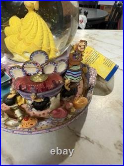 Disneys Beauty And The Beast Be Our Guest Musical Snow Globe Disneys Beauty And The Beast Be Our Guest Musical Snow Globe