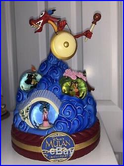 Disneys Mulan 10th Anniversary Snowglobe W Lights