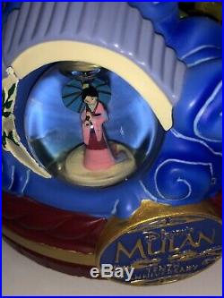 Disneys Mulan 10th Anniversary Snowglobe W Lights