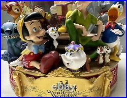 Disneys Wonderful World of Disney Character Snow Globe When You Wish Upon A Star