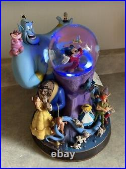 Disneys Wonderful World of Disney Multiple Character Snow Globe In Original Box