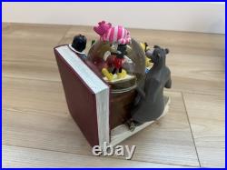 Disneys Wonderful World of Disney Set of 2 Book End Snow Globes see description