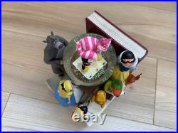 Disneys Wonderful World of Disney Set of 2 Book End Snow Globes see description