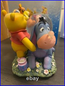 Disneystore Eeyore & His Pals A Magical Snowglobe Retired Working with Box