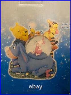 Disneystore Eeyore & His Pals A Magical Snowglobe Retired Working with Box