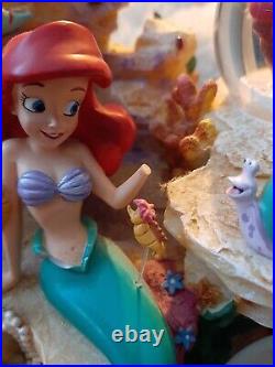 Disneystore LITTLE MERMAID Slowglobe UNDER THE SEA Musical Multi Globe Ariel