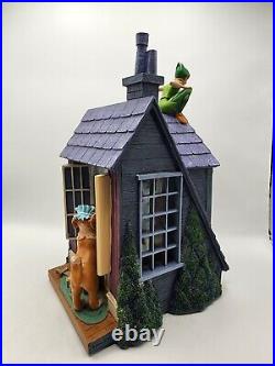 Disneystore PETER PAN You Can Fly DARLING HOUSE Snowglobe Musical Lights Blower