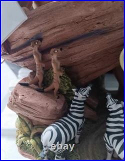 Disneystore THE LION KING Snow Globe Musical CIRCLE OF LIFE Simba Rafiki 1994