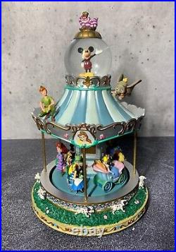 EXTREMELY RARE Disney Globe World of Disney Carousel Once Upon a Dream