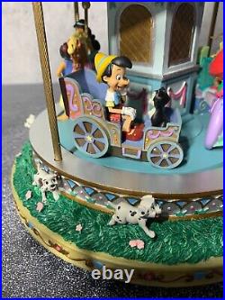 EXTREMELY RARE Disney Globe World of Disney Carousel Once Upon a Dream