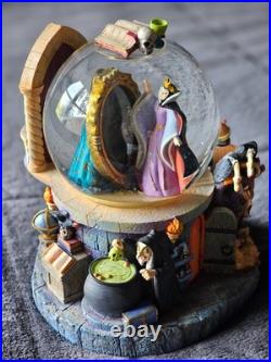 Evil Queen, Magic Mirror, Old Hag & Huntsman Light-Up & Sound Snow Globe