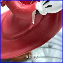 Extremely RARE DISNEY AUCTIONS LE Fantasia Mickey Snow Globe DAMAGED READ