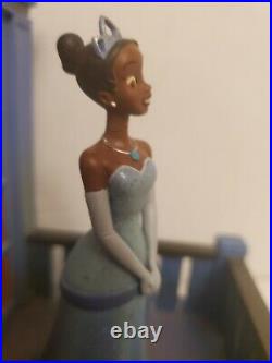 Extremely RARE Disney Store Princess and the Frog Bookends Tiana & Charlotte
