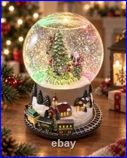 Festive Voice Musical Snow Globe Moving Train Lighted Christmas 2025 Walgreens