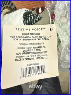 Festive Voice Musical Snow Globe Moving Train Lighted Christmas 2025 Walgreens