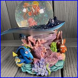 Finding Nemo Over The Waves Snow Globe Disney Store Sound and Blower Works