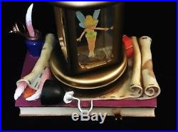 HTF Disney Store Peter Pan Tinkerbell in Lantern Musical Snow Globe You can fly