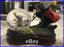 HTF RARE Disney Headless Horseman Adventures Of Ichabod And Mr. Toad Snow Globe