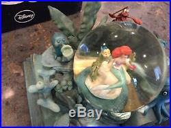 Hallmark Disney Little Mermaid Water Globe Snow Wonders Within NIB Beautiful Nee