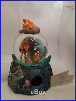 Hard to Find Disney Hercules Rotating Musical Snowglobe I Wont Say with Tag