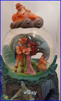 Hard to Find Disney Hercules Rotating Musical Snowglobe I Wont Say with Tag