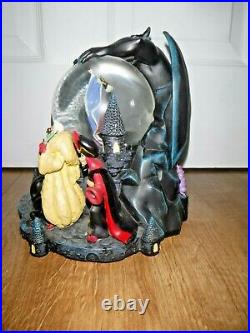 Large Disney Musical Villain Snowglobe Grim Grinning Ghost Excellent RARE