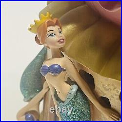 Little Mermaid And Daughters Of Triton 9 Musical Snow Globe Ariel Disney Store