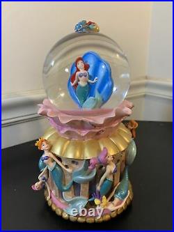 Little Mermaid Daughters Of Triton musical Snow Globe 1988