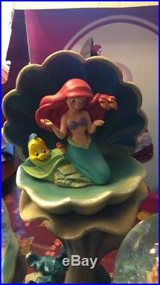 Little Mermaid Disney Musical Lightup Snowglobe Withoriginal Box