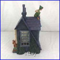 MAKE OFFER! Disney Peter Pan Snow Globe You Can Fly Darling House Lights Blower