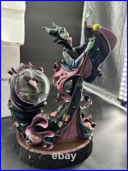 MIB Rare Disney Villains Maleficent & Dragon Sleeping Beauty Snow Globe 12