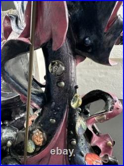 MIB Rare Disney Villains Maleficent & Dragon Sleeping Beauty Snow Globe 12