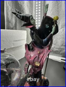 MIB Rare Disney Villains Maleficent & Dragon Sleeping Beauty Snow Globe 12