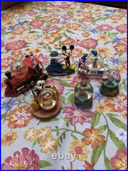 (Make Offer) Disney Snow Globe Lot Of 6 Various Globes