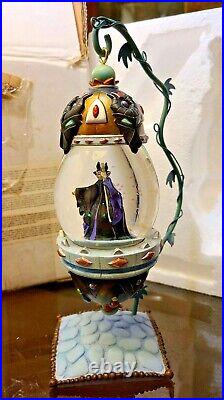 Maleficent Hanging Water Globe on Vine Stand Disney Villain withBox