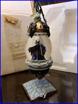 Maleficent Hanging Water Globe on Vine Stand Disney Villain withBox