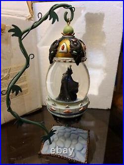 Maleficent Hanging Water Globe on Vine Stand Disney Villain withBox