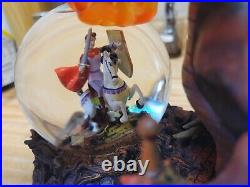 Maleficent Sleeping Beauty Disney Music Snow Globe VILLAINS RARE HT