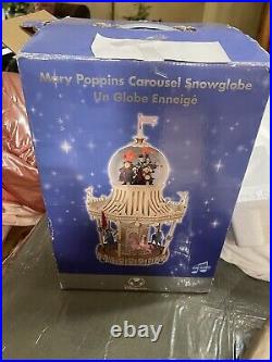 Mary Poppins Snowglobe disney Jolly Holiday rare snow globe box works Mary Poppins Snowglobe disney Jolly Holiday rare snow globe box works