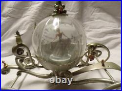 Metal Cinderella Metal Carriage Snow Globe Metal Cinderella Metal Carriage Snow Globe