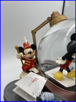 Mickey Mouse March Snow Globe 1995 Brand New Rare