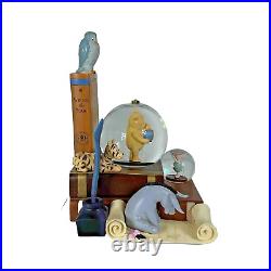 NEW Disney 80 years of Classic Winnie The Pooh Bookend Musical Snow Globe