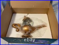 NEW Disney Aladdin Art of Jasmine Genie Lamp Musical Snow Globe