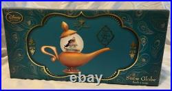 NEW Disney Aladdin Art of Jasmine Genie Lamp Musical Snow Globe