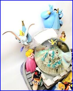 NEW Disney WDW 2004 Wishes 29 Characters Storybook Light Up Musical Snow Globe NEW Disney WDW 2004 Wishes 29 Characters Storybook Light Up Musical Snow Globe