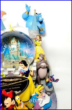 NEW Disney WDW 2004 Wishes 29 Characters Storybook Light Up Musical Snow Globe NEW Disney WDW 2004 Wishes 29 Characters Storybook Light Up Musical Snow Globe